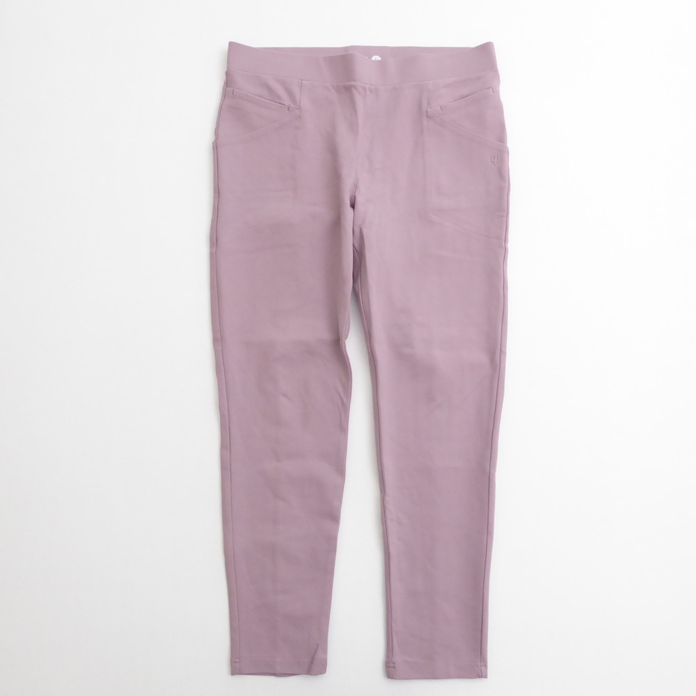 Betabrand Journey Womens Dress Pant Yoga Pants Mauve Purple Straight Leg XL Long